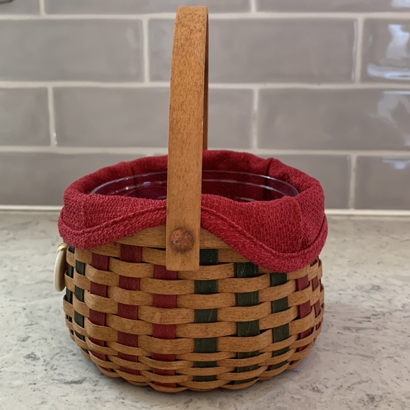 Longaberger 2003 Melody basket, liner, fabric liner - Picture 4 of 15